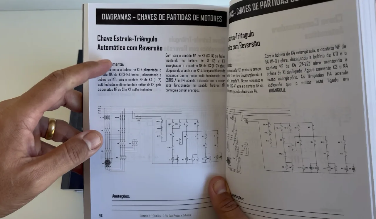 Chave Estrela-Triângulo Automática com Reversão