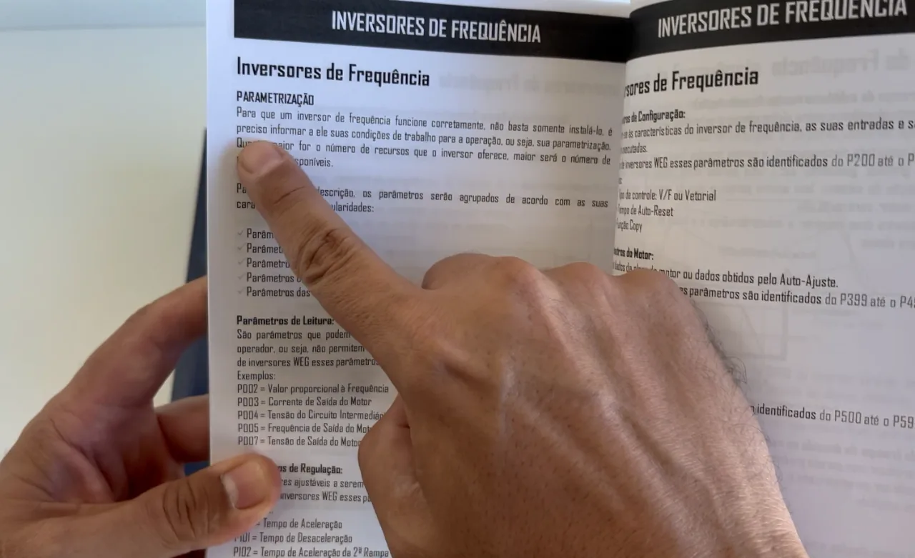 Inversores de Frequência - Parametrização